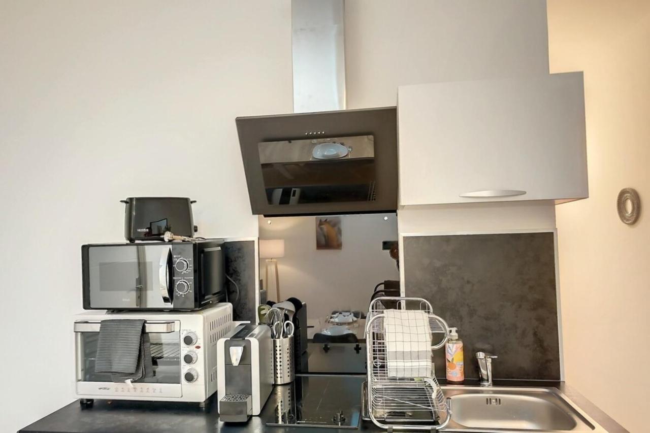 Grand Appart Duplex 6 Pers Gare Wifi Lägenhet Saint-Quentin  Exteriör bild