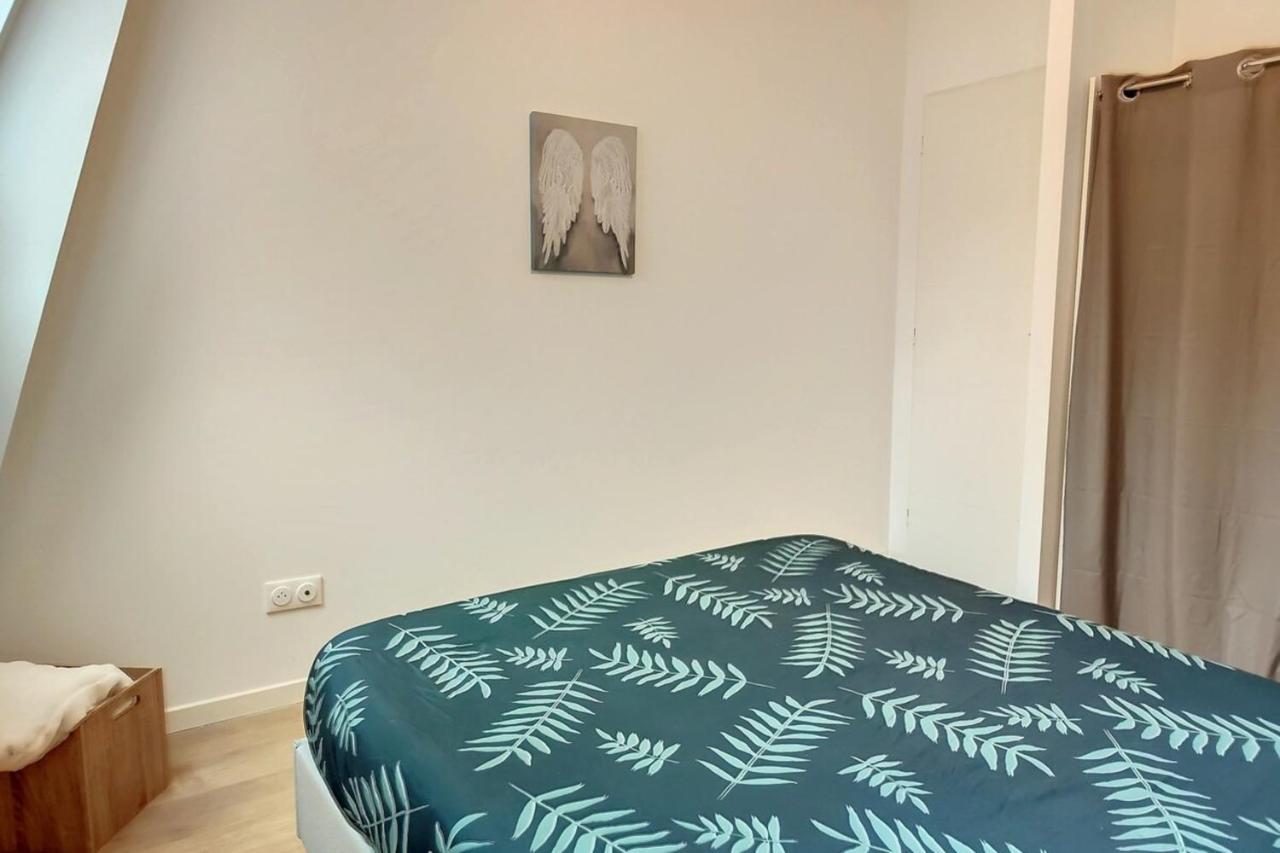 Grand Appart Duplex 6 Pers Gare Wifi Lägenhet Saint-Quentin  Exteriör bild